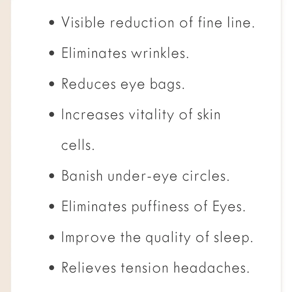 Eye Relaxation Device - Black
